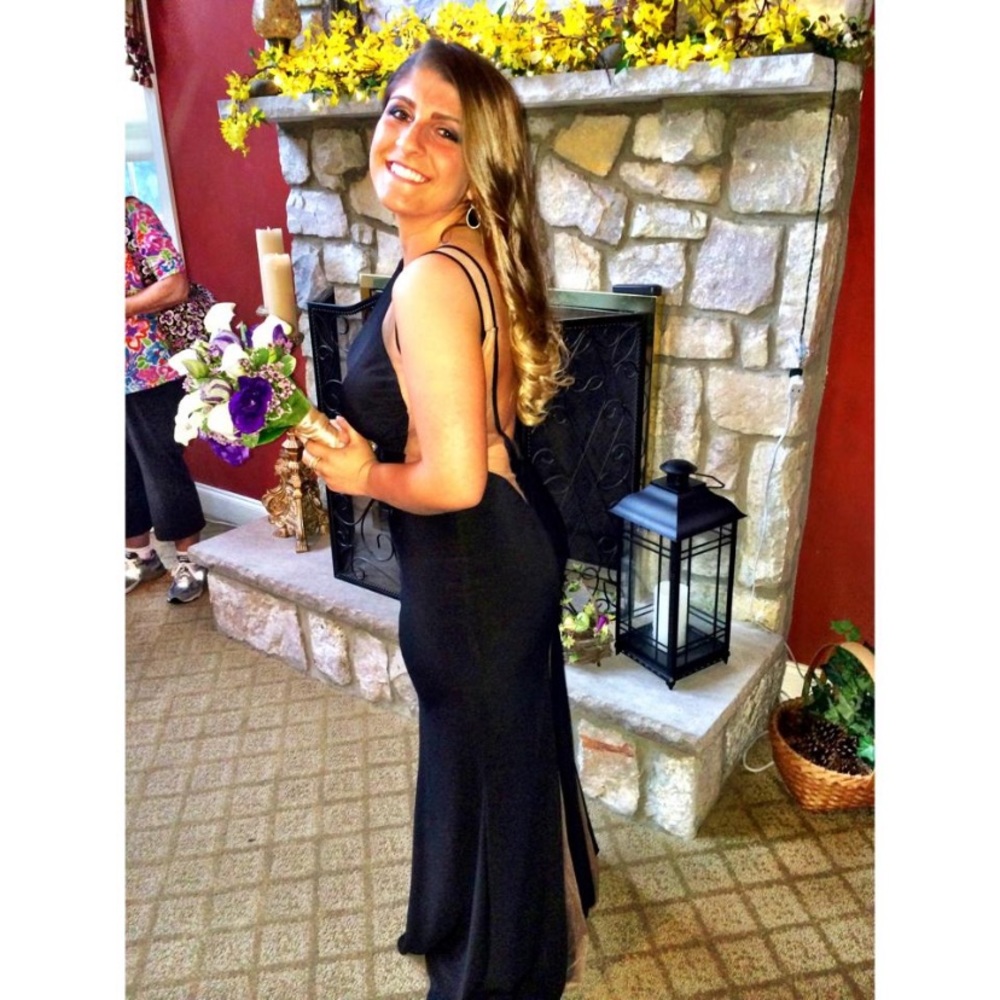 Black jovani prom dress WORN ONCE